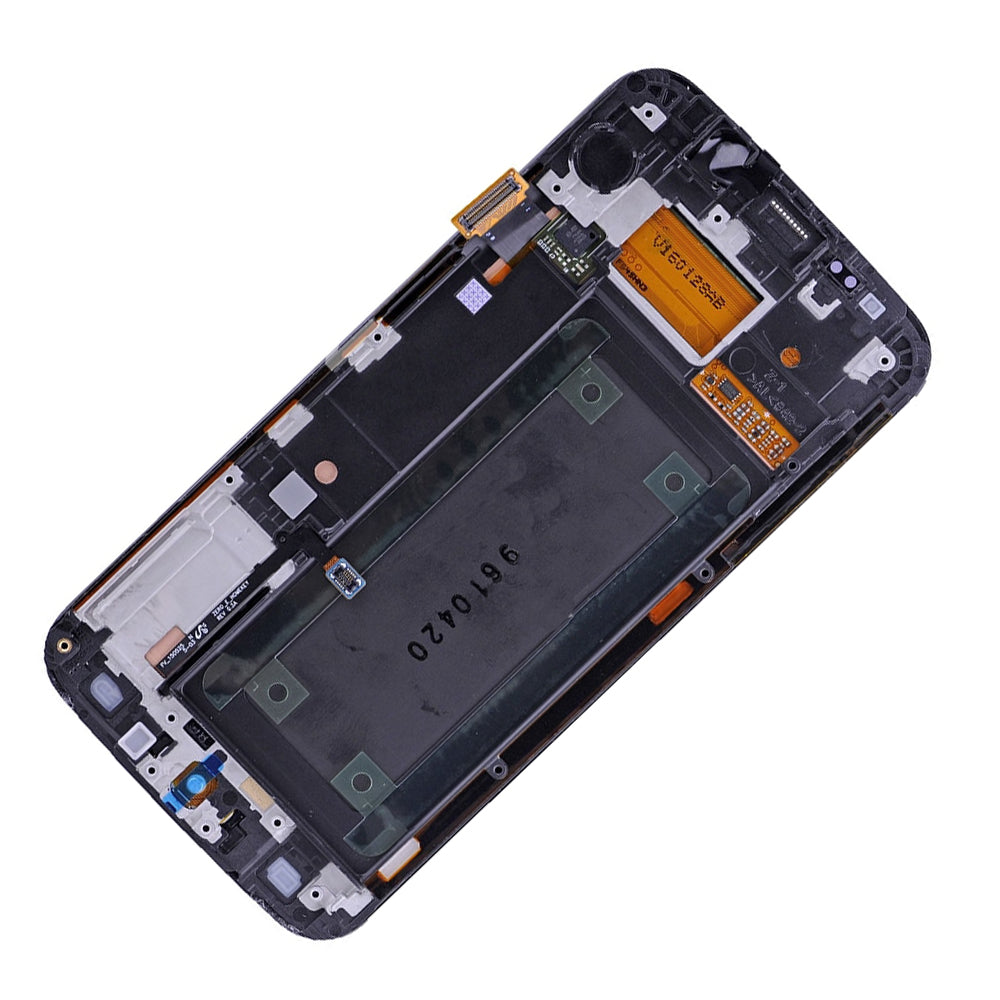 REPLACEMENT FOR SAMSUNG GALAXY S6 EDGE SM-G925 LCD SCREEN AND DIGITIZER ASSEMBLY WITH FRAME - SAPPHIRE
