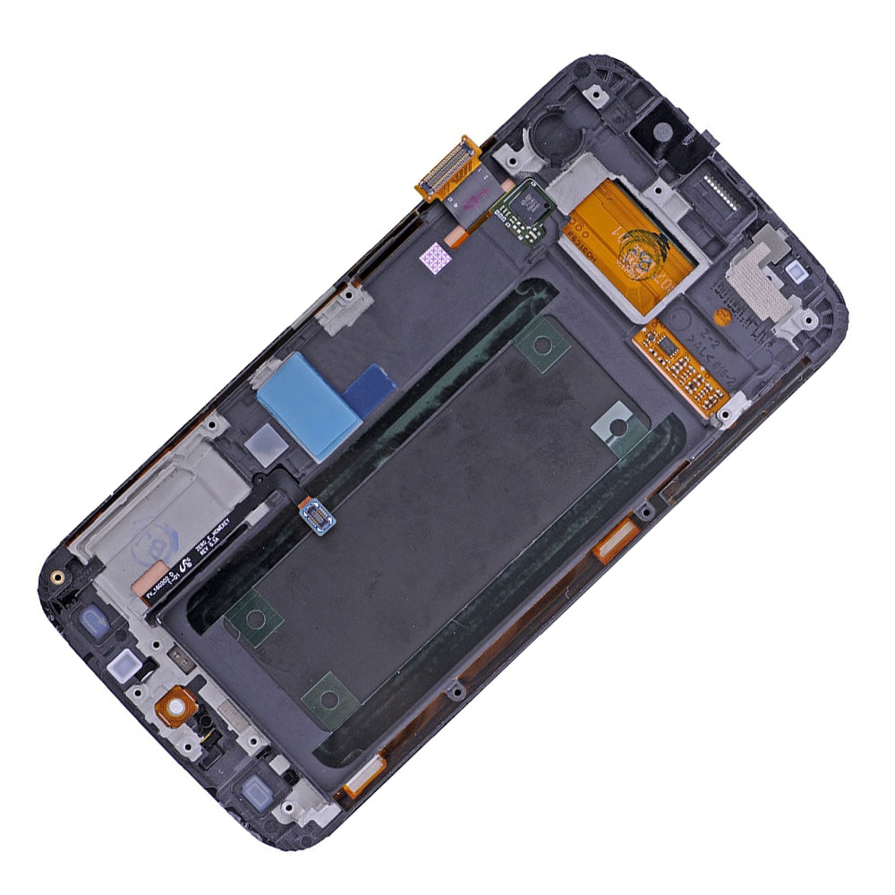 REPLACEMENT FOR SAMSUNG GALAXY S6 EDGE SM-G925 LCD SCREEN AND DIGITIZER ASSEMBLY WITH FRAME - GOLD