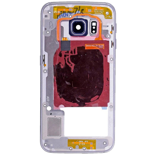 REPLACEMENT FOR SAMSUNG GALAXY S6 EDGE SM-G925 REAR HOUSING ASSEMBLY - GREY