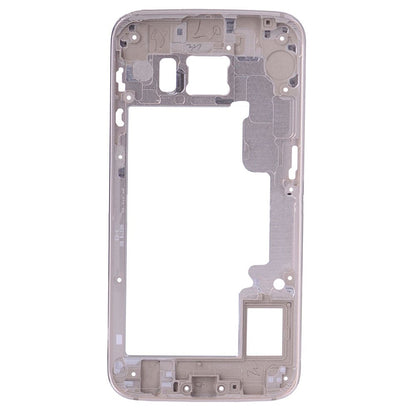 REPLACEMENT FOR SAMSUNG GALAXY S6 EDGE SM-G925 REAR HOUSING FRAME - GOLD