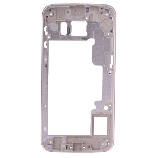 REPLACEMENT FOR SAMSUNG GALAXY S6 EDGE SM-G925 REAR HOUSING FRAME - GOLD