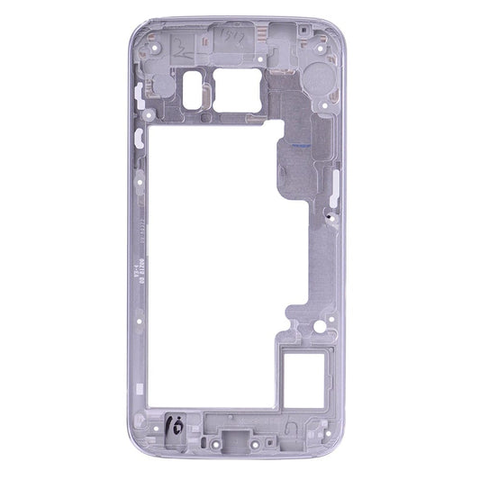 REPLACEMENT FOR SAMSUNG GALAXY S6 EDGE SM-G925 REAR HOUSING FRAME - GRAY