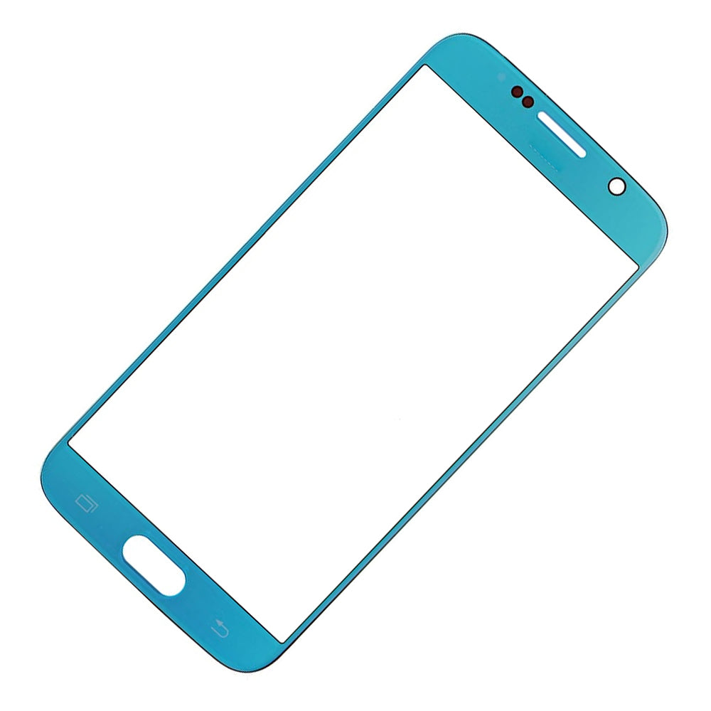 REPLACEMENT FOR SAMSUNG GALAXY S6 FRONT GLASS LENS - LAKE BLUE