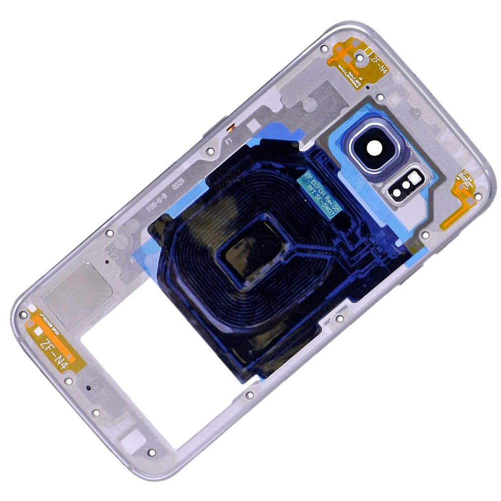 REPLACEMENT FOR SAMSUNG GALAXY S6 G920 REAR HOUSING ASSEMBLY - GREY
