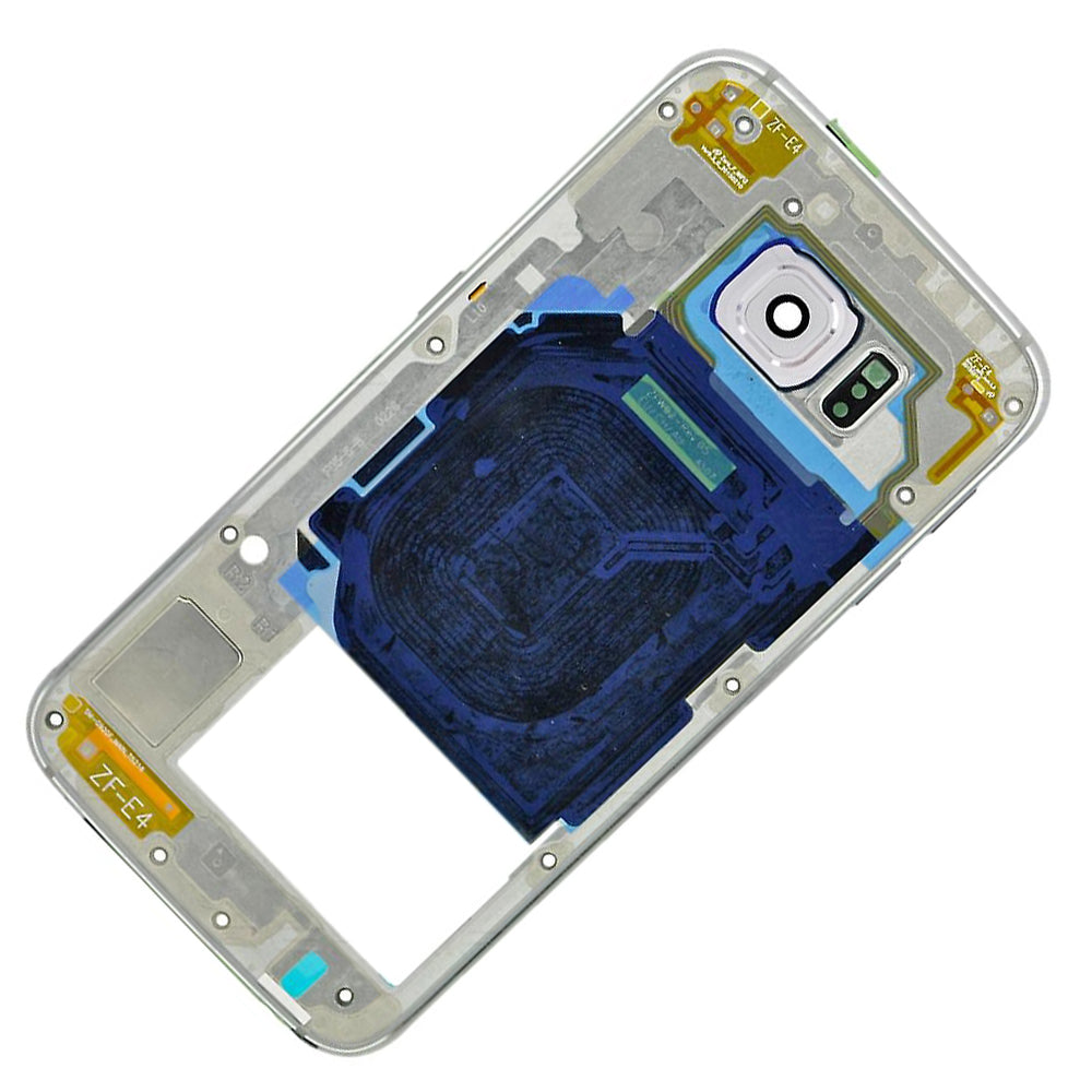 REPLACEMENT FOR SAMSUNG GALAXY S6 G920 REAR HOUSING ASSEMBLY - SILVER