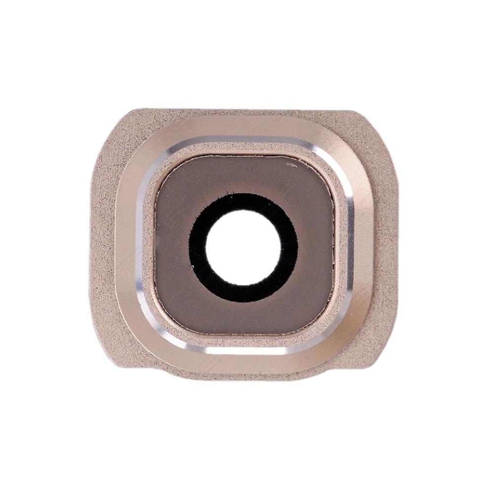REPLACEMENT FOR SAMSUNG GALAXY S6 SERIES CAMERA LENS AND BEZEL - GOLD