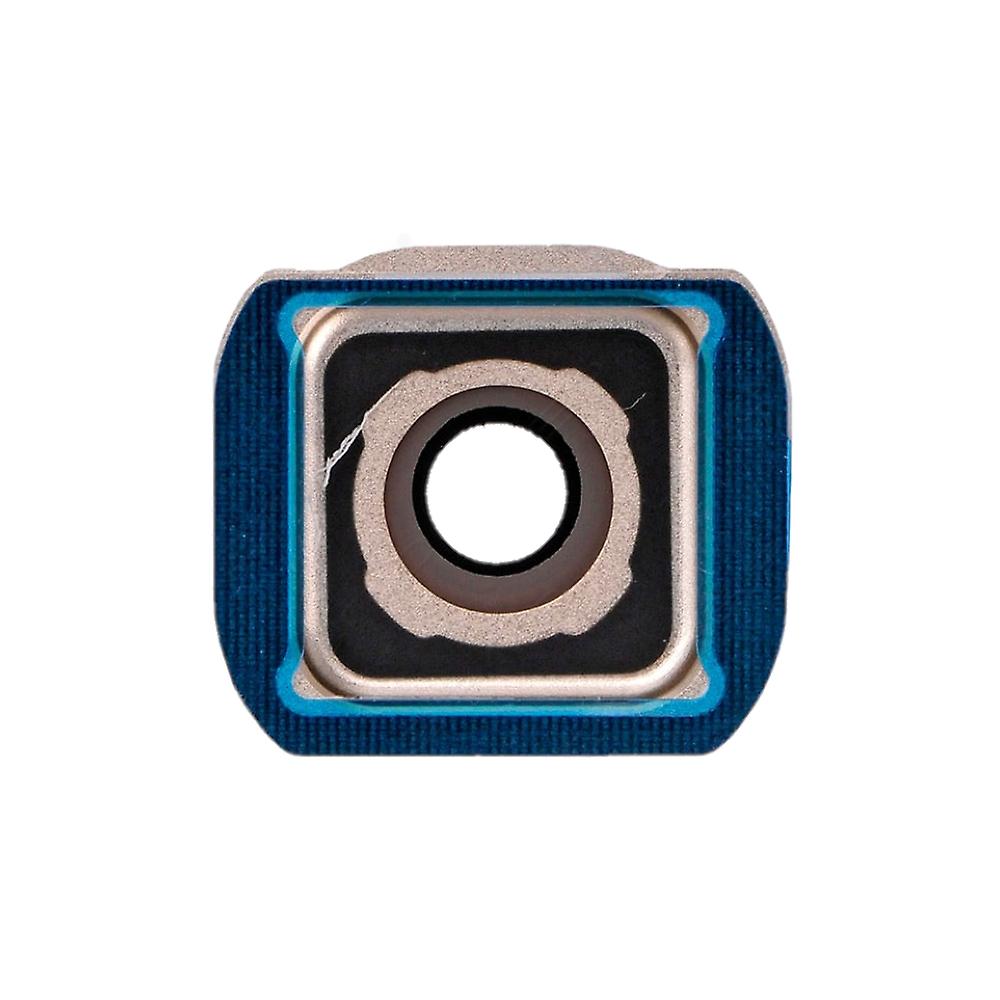 REPLACEMENT FOR SAMSUNG GALAXY S6 SERIES CAMERA LENS AND BEZEL - GOLD
