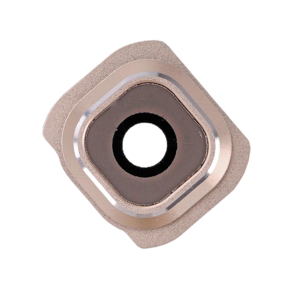 REPLACEMENT FOR SAMSUNG GALAXY S6 SERIES CAMERA LENS AND BEZEL - GOLD