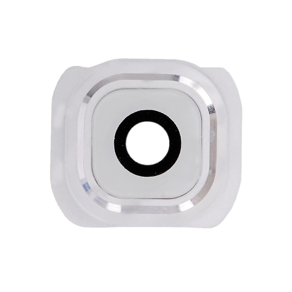 REPLACEMENT FOR SAMSUNG GALAXY S6 SERIES CAMERA LENS AND BEZEL - WHITE