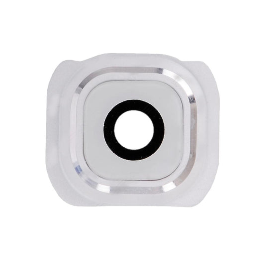 REPLACEMENT FOR SAMSUNG GALAXY S6 SERIES CAMERA LENS AND BEZEL - WHITE