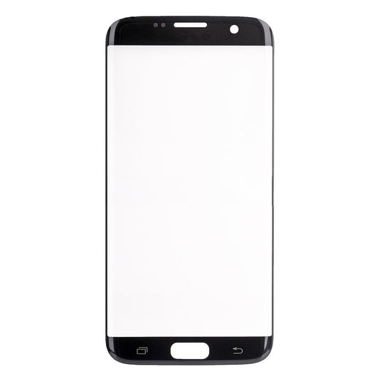 REPLACEMENT FOR SAMSUNG GALAXY S7 EDGE SM-G935 FRONT GLASS LENS - PEBBLE BLUE
