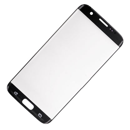 REPLACEMENT FOR SAMSUNG GALAXY S7 EDGE SM-G935 FRONT GLASS LENS - PEBBLE BLUE