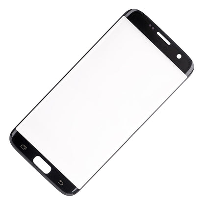 REPLACEMENT FOR SAMSUNG GALAXY S7 EDGE SM-G935 FRONT GLASS LENS - PEBBLE BLUE