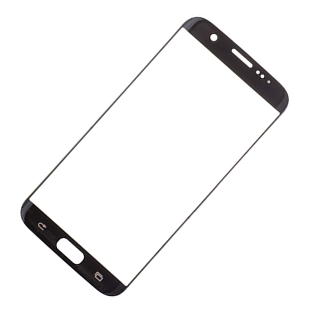 REPLACEMENT FOR SAMSUNG GALAXY S7 EDGE SM-G935 FRONT GLASS LENS - SILVER