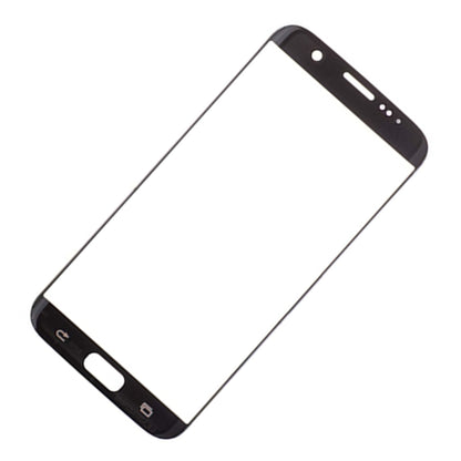 REPLACEMENT FOR SAMSUNG GALAXY S7 EDGE SM-G935 FRONT GLASS LENS - SILVER