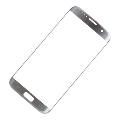 REPLACEMENT FOR SAMSUNG GALAXY S7 EDGE SM-G935 FRONT GLASS LENS - SILVER