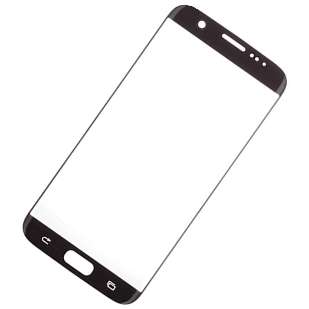REPLACEMENT FOR SAMSUNG GALAXY S7 EDGE SM-G935 FRONT GLASS LENS - WHITE