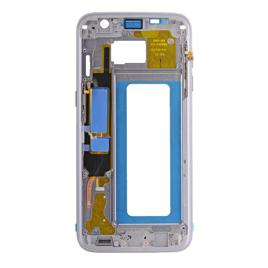 REPLACEMENT FOR SAMSUNG GALAXY S7 EDGE SM-G935 REAR HOUSING ASSEMBLY - GRAY
