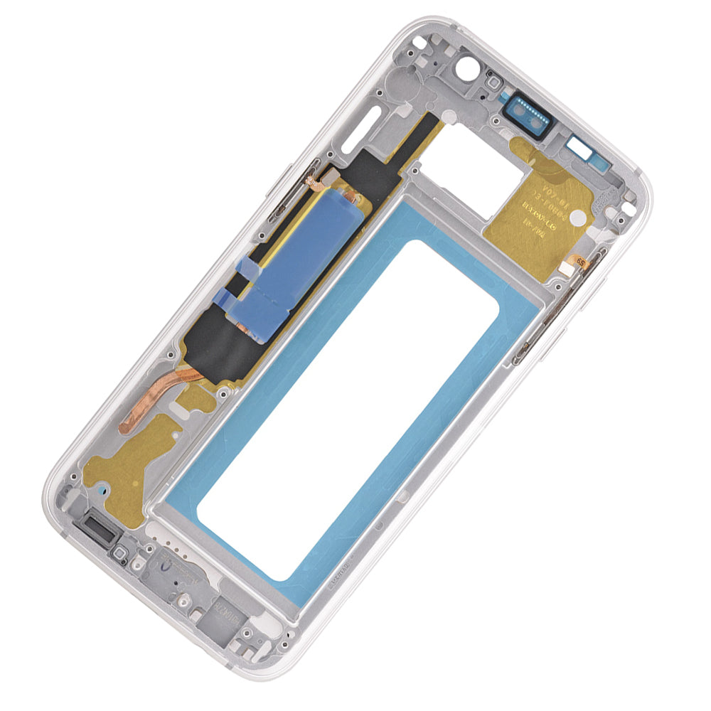 REPLACEMENT FOR SAMSUNG GALAXY S7 EDGE SM-G935 REAR HOUSING ASSEMBLY - SILVER