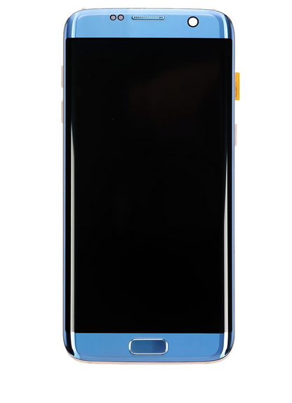 REPLACEMENT FOR SAMSUNG GALAXY S7 EDGE SM-G935 SERIES LCD SCREEN AND DIGITIZER ASSEMBLY WITH FRAME - SAPPHIRE