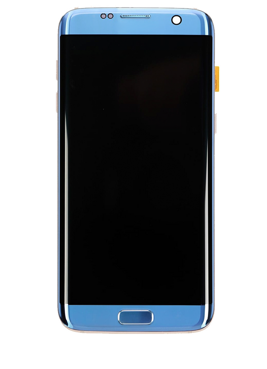REPLACEMENT FOR SAMSUNG GALAXY S7 EDGE SM-G935 SERIES LCD SCREEN AND DIGITIZER ASSEMBLY WITH FRAME - SAPPHIRE