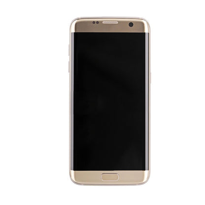 REPLACEMENT FOR SAMSUNG GALAXY S7 EDGE SM-G935 SERIES LCD SCREEN AND DIGITIZER ASSEMBLY WITH FRAME - GOLD