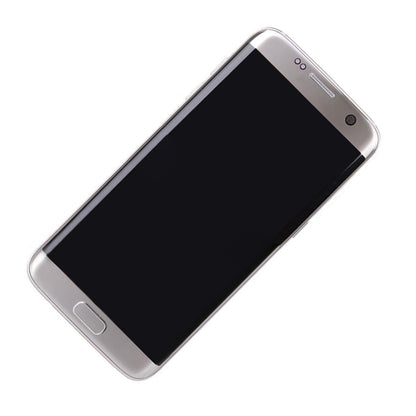 REPLACEMENT FOR SAMSUNG GALAXY S7 EDGE SM-G935 SERIES LCD SCREEN AND DIGITIZER ASSEMBLY WITH FRAME - SILVER