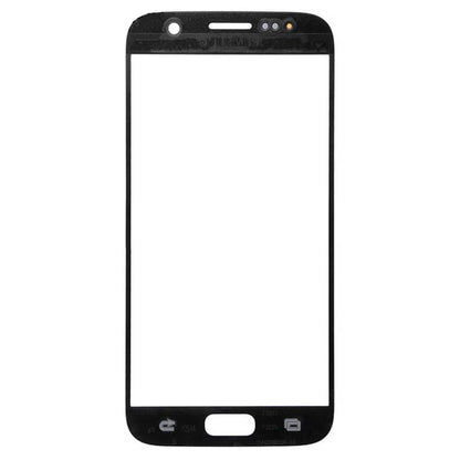REPLACEMENT FOR SAMSUNG GALAXY S7 FRONT GLASS LENS REPLACEMENT WITH LOGO - GOLD