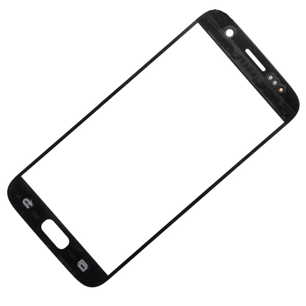 REPLACEMENT FOR SAMSUNG GALAXY S7 FRONT GLASS LENS REPLACEMENT WITH LOGO - GOLD