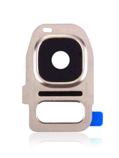 REPLACEMENT FOR SAMSUNG GALAXY S7/S7 EDGE REAR CAMERA HOLDER WITH LENS - GOLD