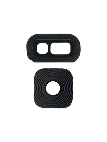REPLACEMENT FOR SAMSUNG GALAXY S7S7 EDGE REAR CAMERA HOLDER WITH LENS - ROSE