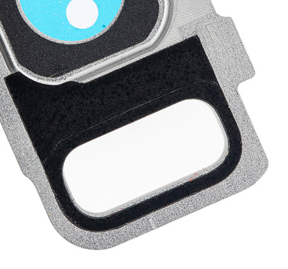 REPLACEMENT FOR SAMSUNG GALAXY S7/S7 EDGE REAR CAMERA HOLDER WITH LENS - SILVER