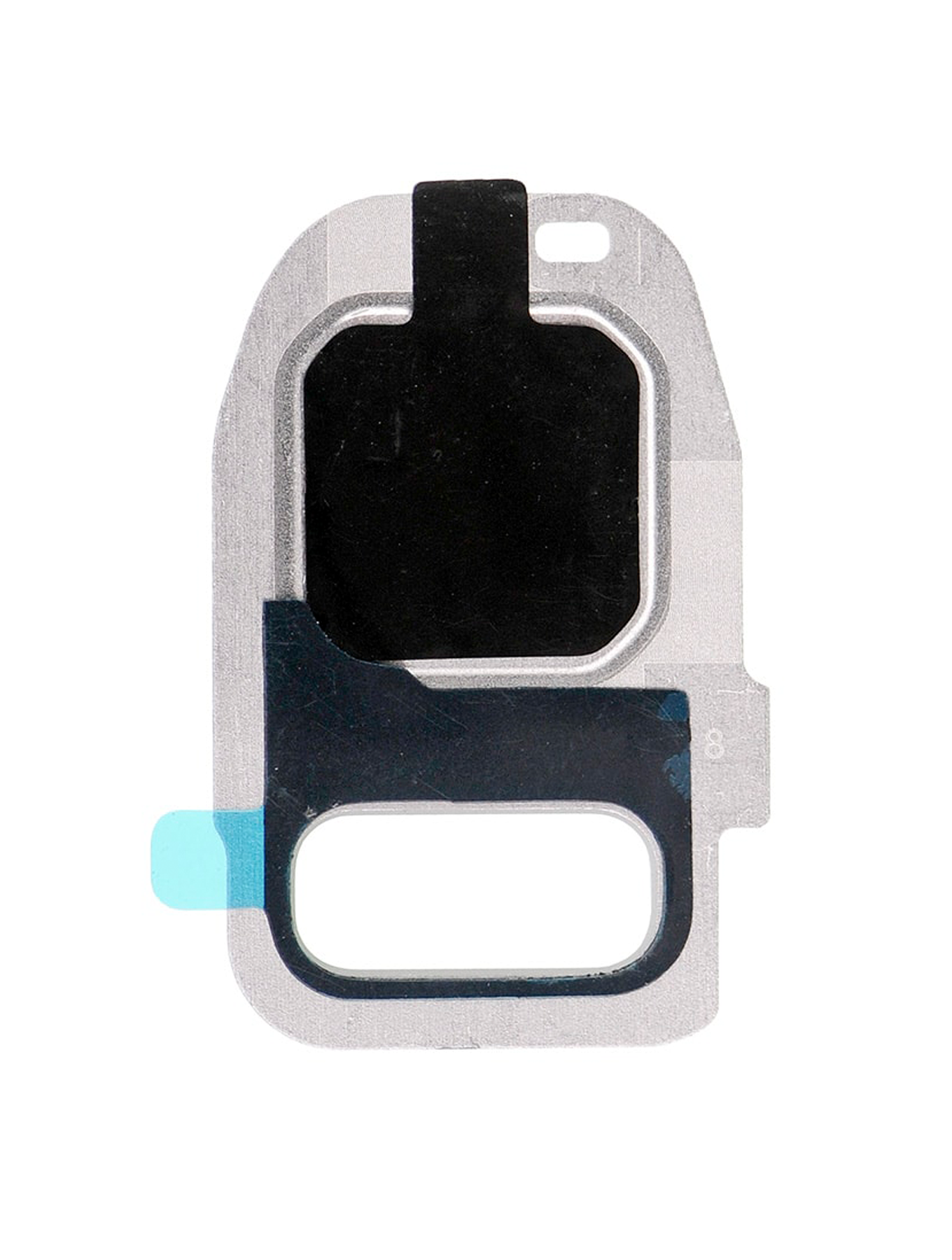 REPLACEMENT FOR SAMSUNG GALAXY S7/S7 EDGE REAR CAMERA HOLDER WITH LENS - SILVER