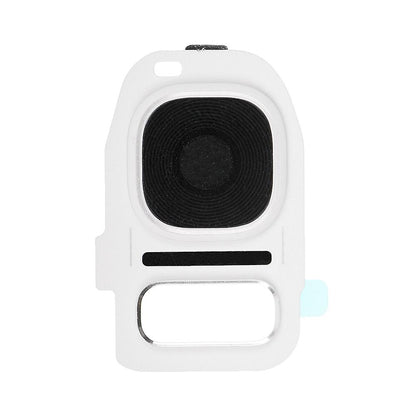 REPLACEMENT FOR SAMSUNG GALAXY S7/S7 EDGE REAR CAMERA HOLDER WITH LENS - WHITE