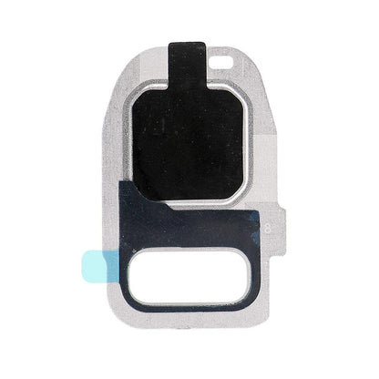 REPLACEMENT FOR SAMSUNG GALAXY S7/S7 EDGE REAR CAMERA HOLDER WITH LENS - WHITE