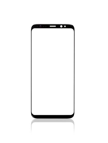 REPLACEMENT FOR SAMSUNG GALAXY S8 FRONT GLASS LENS - BLACK