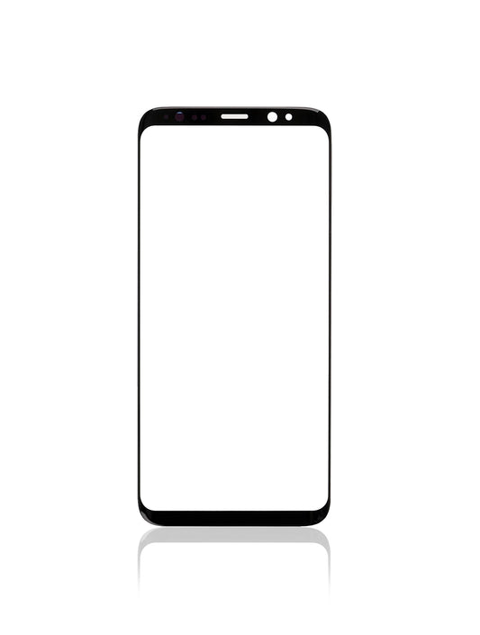 REPLACEMENT FOR SAMSUNG GALAXY S8 FRONT GLASS LENS - BLACK
