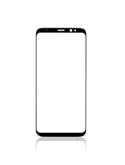 REPLACEMENT FOR SAMSUNG GALAXY S8 PLUS SM-G955 FRONT GLASS LENS - BLACK