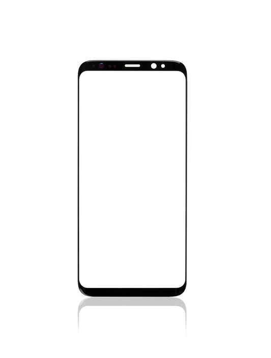 REPLACEMENT FOR SAMSUNG GALAXY S8 PLUS SM-G955 FRONT GLASS LENS - BLACK