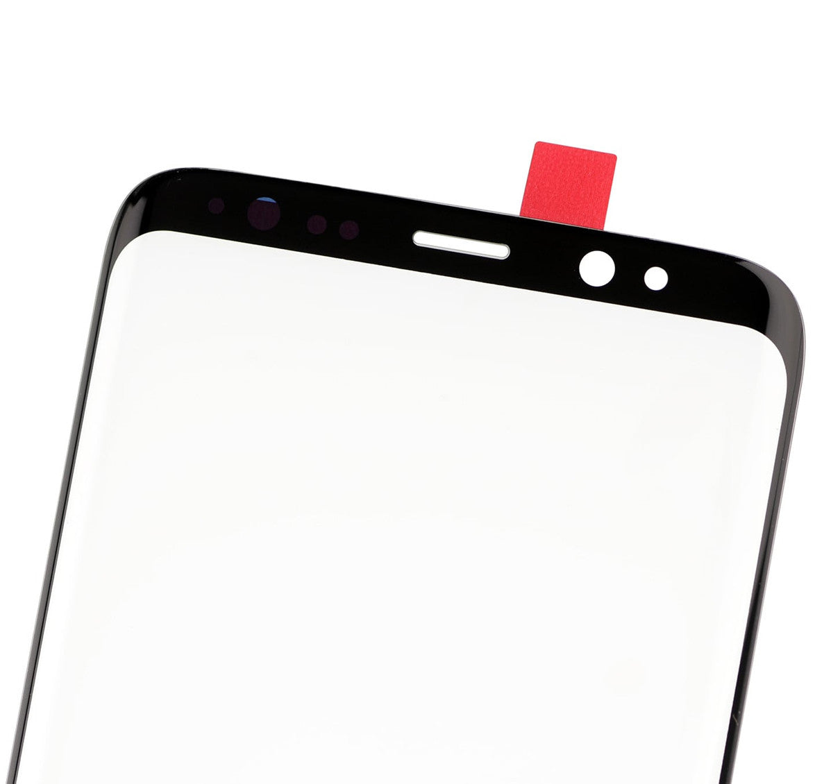 REPLACEMENT FOR SAMSUNG GALAXY S8 PLUS SM-G955 FRONT GLASS LENS - BLACK