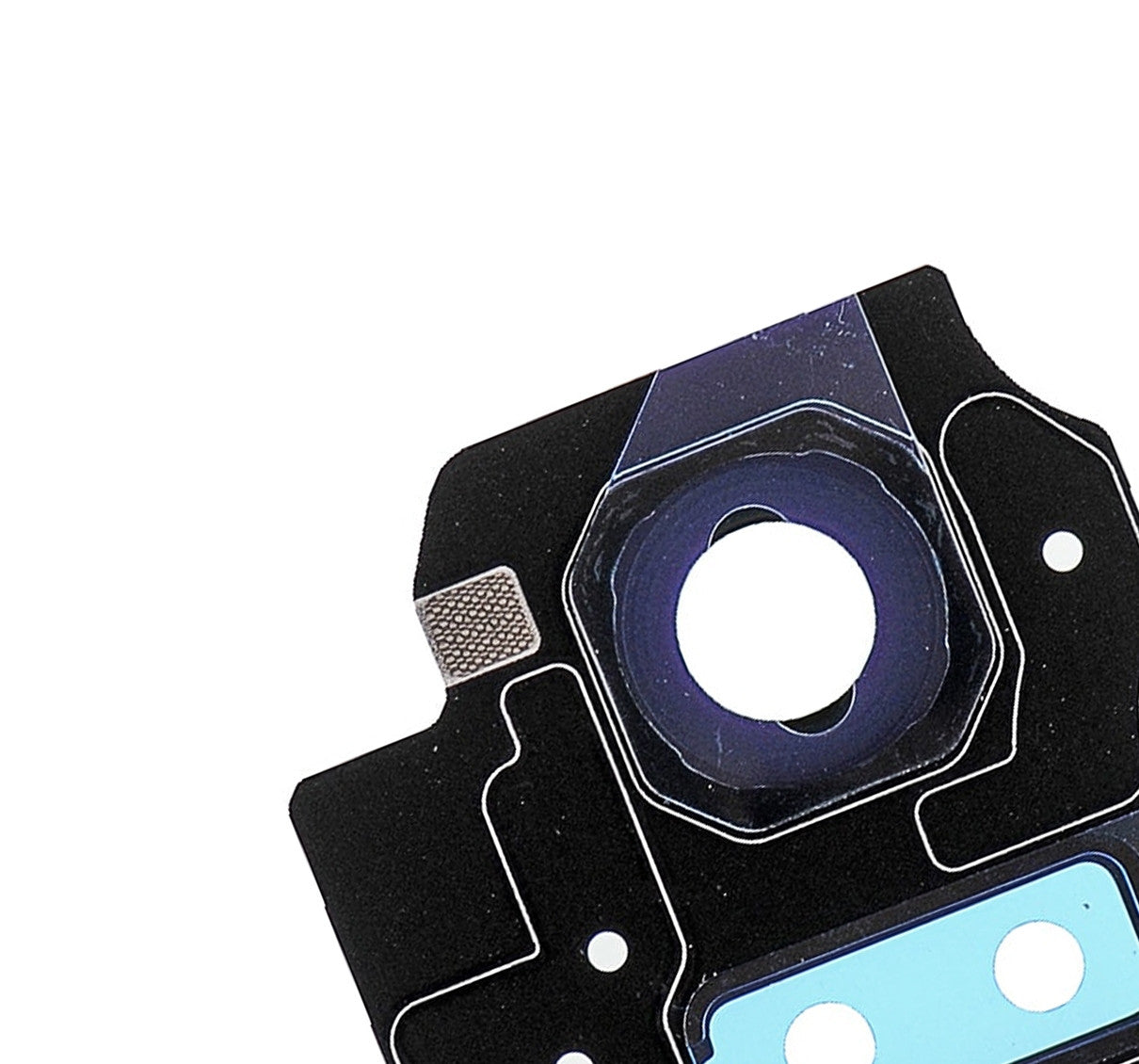 REPLACEMENT FOR SAMSUNG GALAXY S8 PLUS SM-G955 REAR CAMERA HOLDER WITH LENS - BLACK
