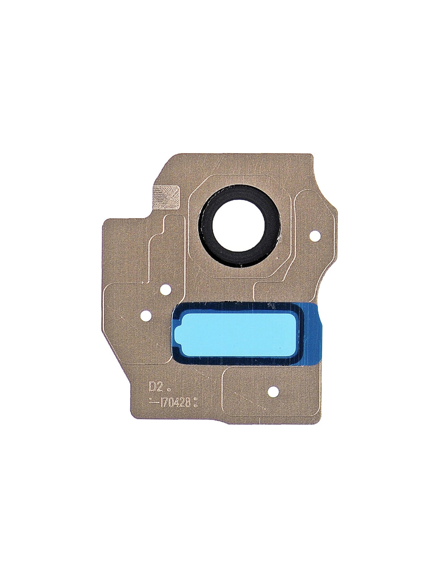 REPLACEMENT FOR SAMSUNG GALAXY S8 PLUS SM-G955 REAR CAMERA HOLDER WITH LENS - GOLD
