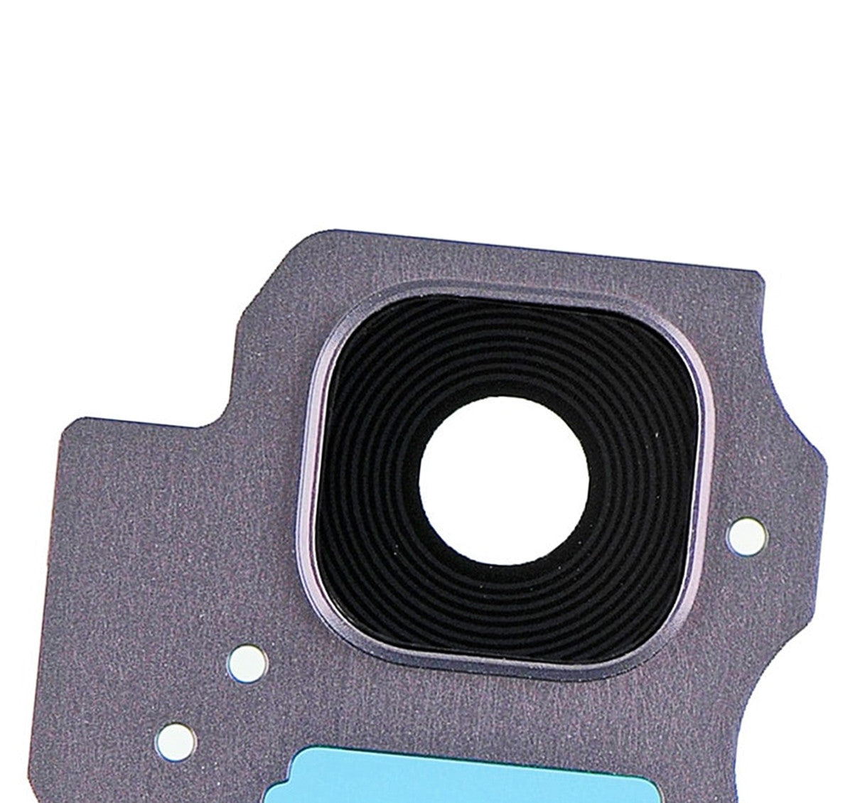 REPLACEMENT FOR SAMSUNG GALAXY S8 PLUS SM-G955 REAR CAMERA HOLDER WITH LENS - ORCHID GRAY