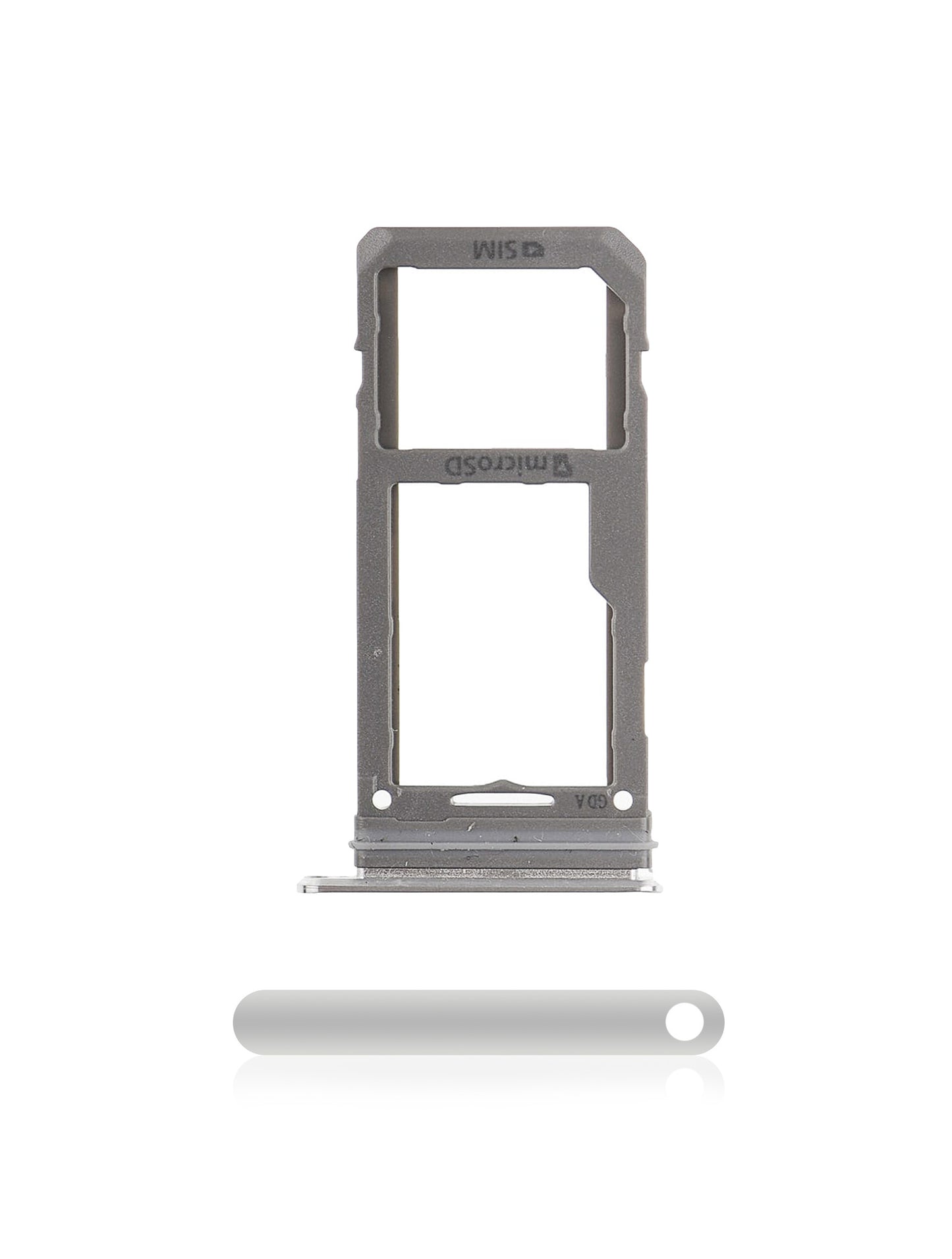 REPLACEMENT FOR SAMSUNG GALAXY S8/S8 PLUS SIM CARD TRAY - SILVER