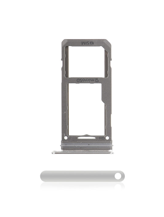 REPLACEMENT FOR SAMSUNG GALAXY S8/S8 PLUS SIM CARD TRAY - SILVER