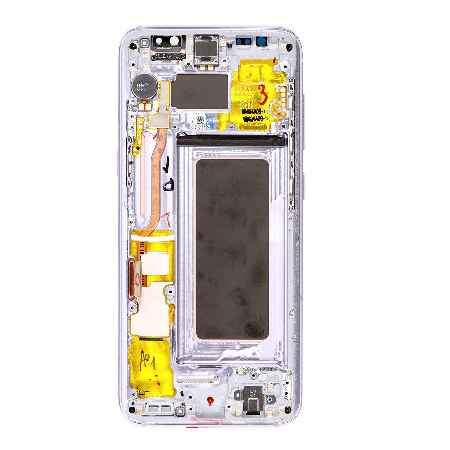 REPLACEMENT FOR SAMSUNG GALAXY S8 SM-G950 LCD SCREEN ASSEMBLY WITH FRAME - SILVER