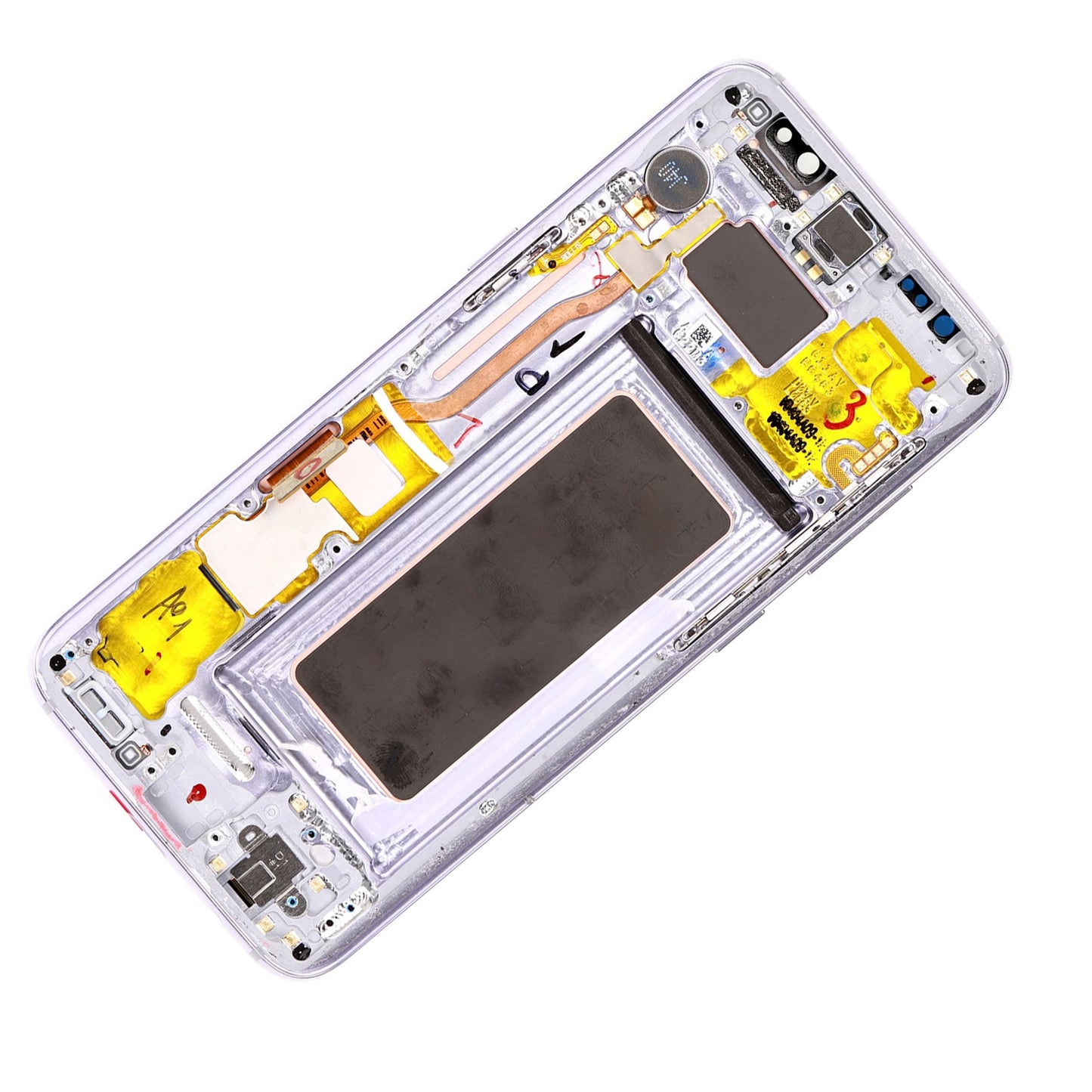 REPLACEMENT FOR SAMSUNG GALAXY S8 SM-G950 LCD SCREEN ASSEMBLY WITH FRAME - SILVER