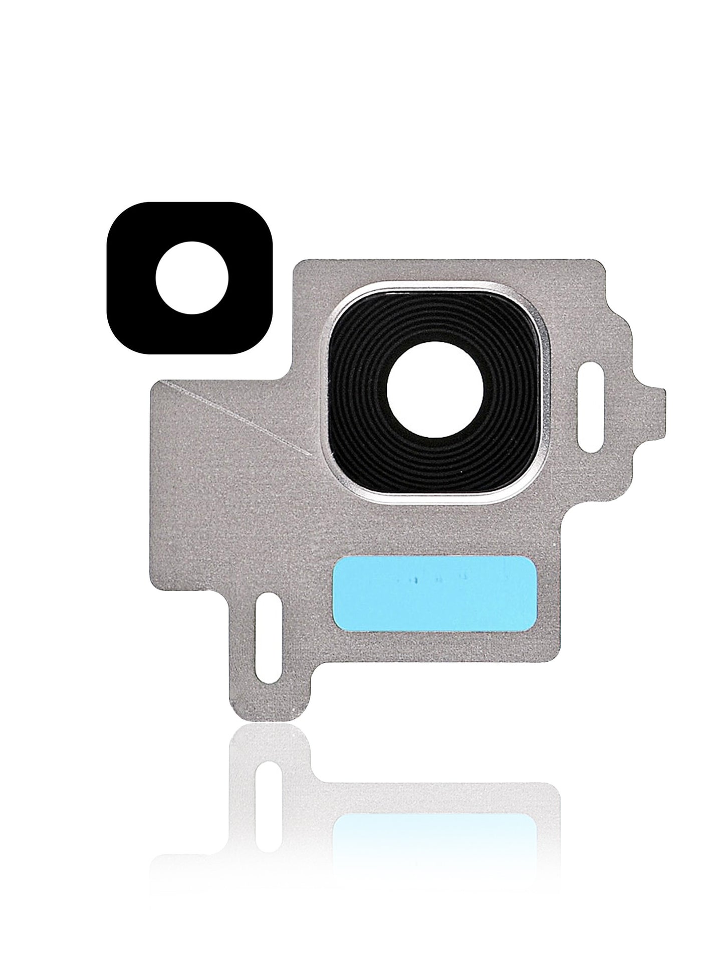 REPLACEMENT FOR SAMSUNG GALAXY S8 SM-G950 REAR CAMERA HOLDER WITH LENS - SILVER