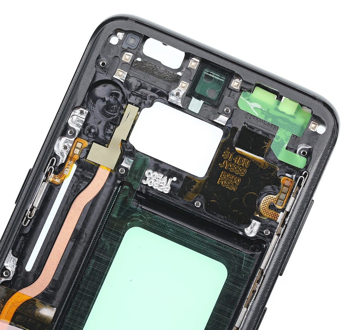 REPLACEMENT FOR SAMSUNG GALAXY S8 SM-G950 REAR HOUSING FRAME - BLACK