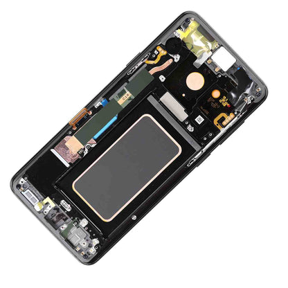 REPLACEMENT FOR SAMSUNG GALAXY S9 PLUS SM-965 LCD SCREEN DIGITIZER ASSEMBLY WITH FRAME - BLACK
